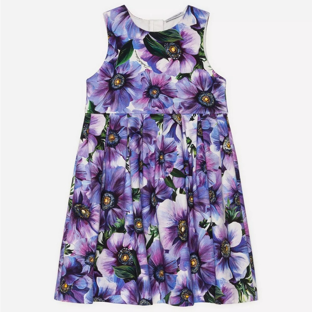 NEW - Authentic - Dolce and Gabanna Anemonie Toddler Dress